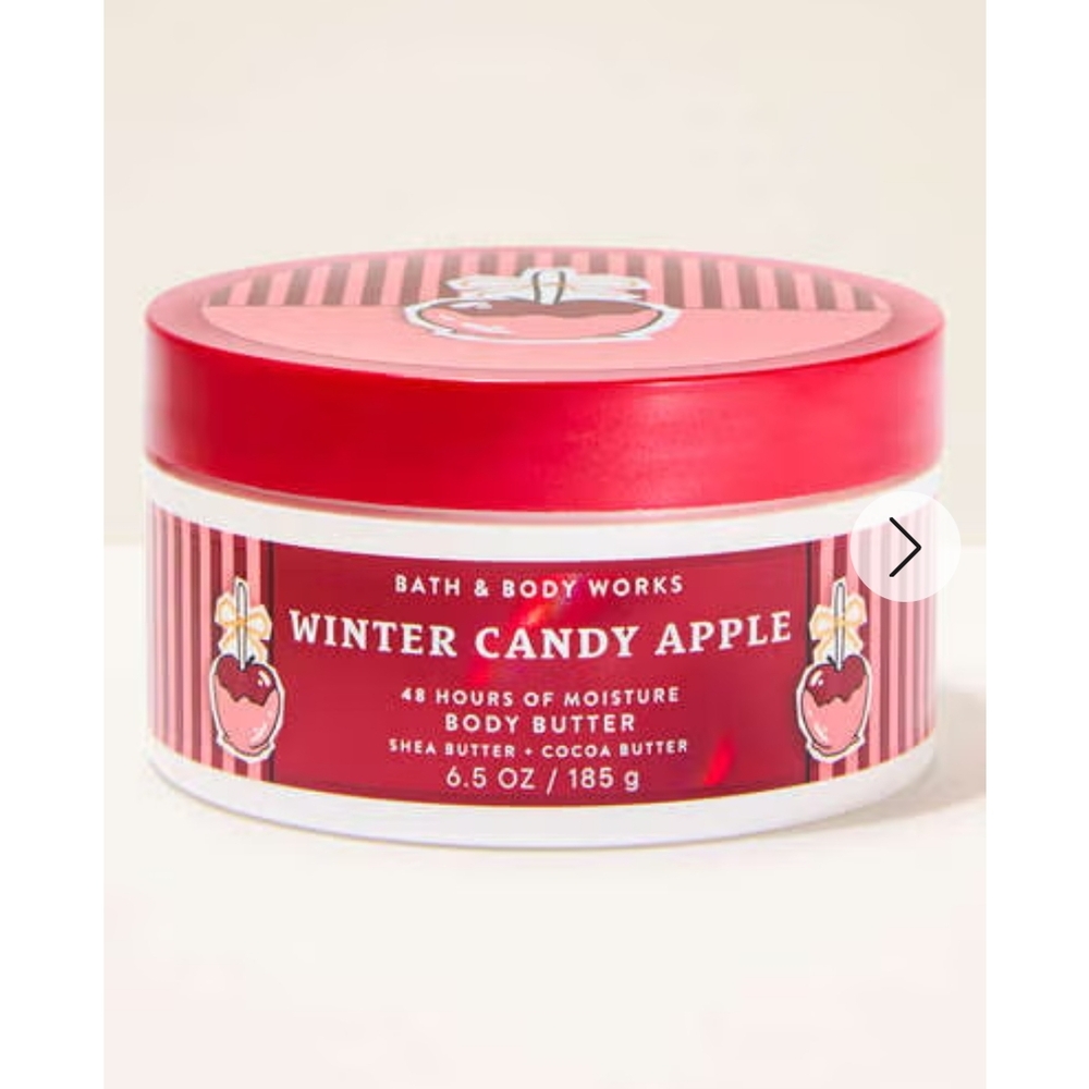 Bath & Body Works Winter Candy Apple Red Body Butter